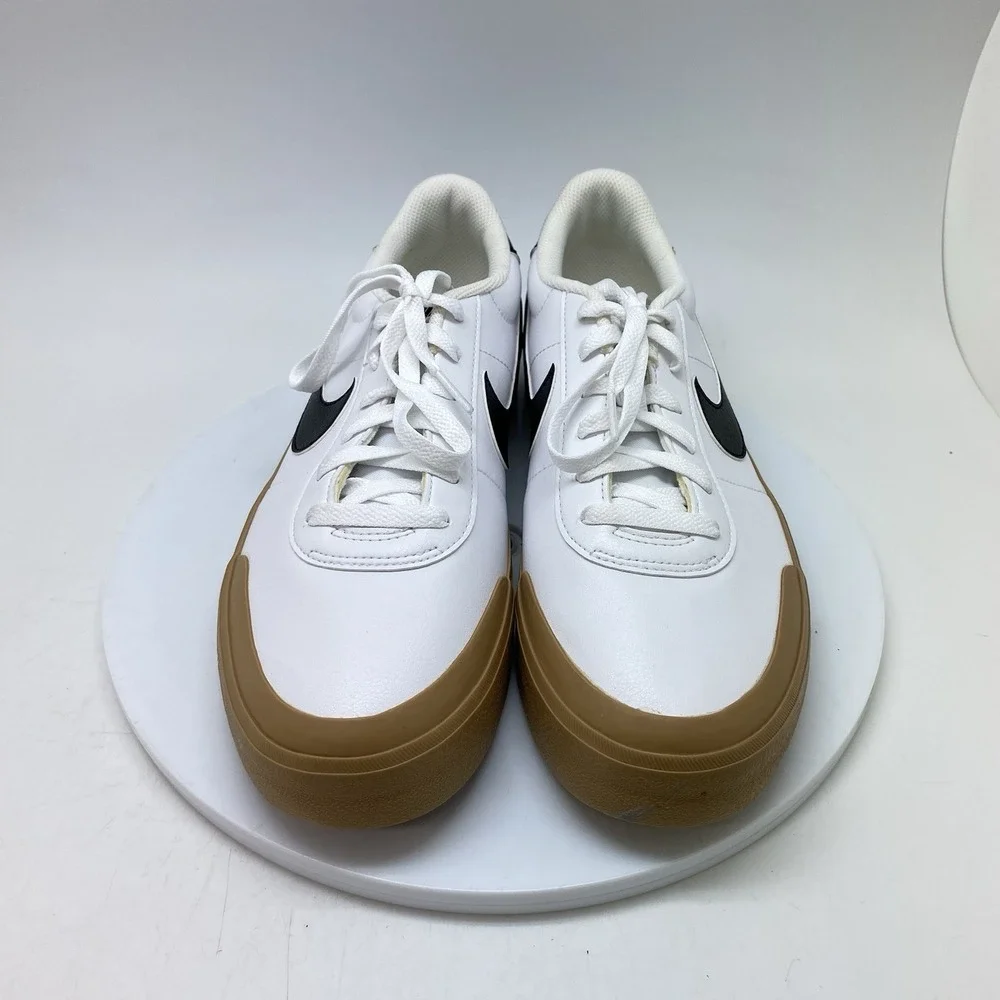 Nike Sneakers Mens 8 Court Shot White Gum Retro FQ8146-112 Athletic Casual Shoes